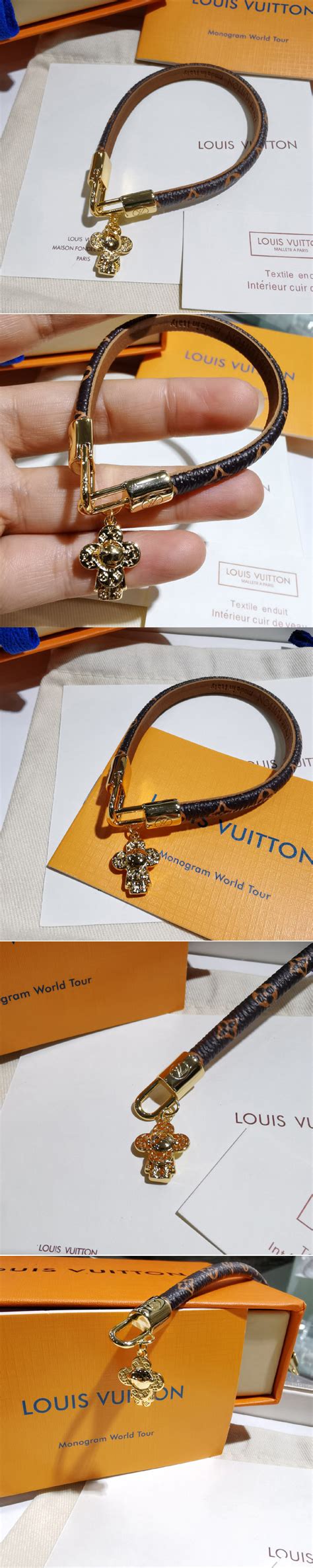 lv bracelet replica|louis vuitton bracelet authentication code.